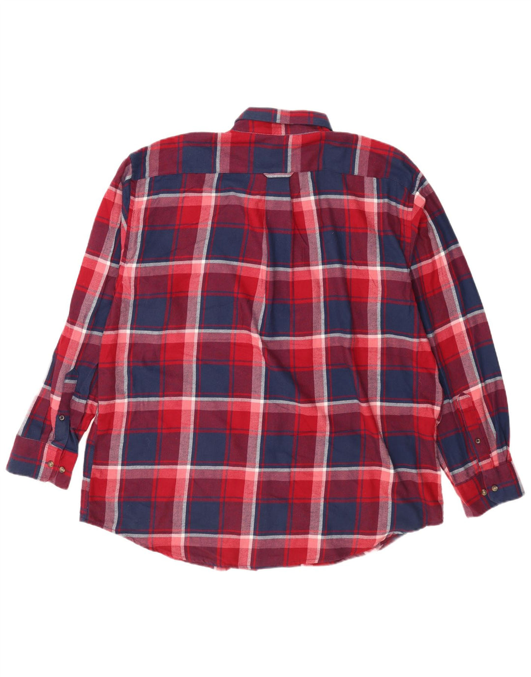 Izod Flanelskjorte til mænd 2XL rød ternet bomuld