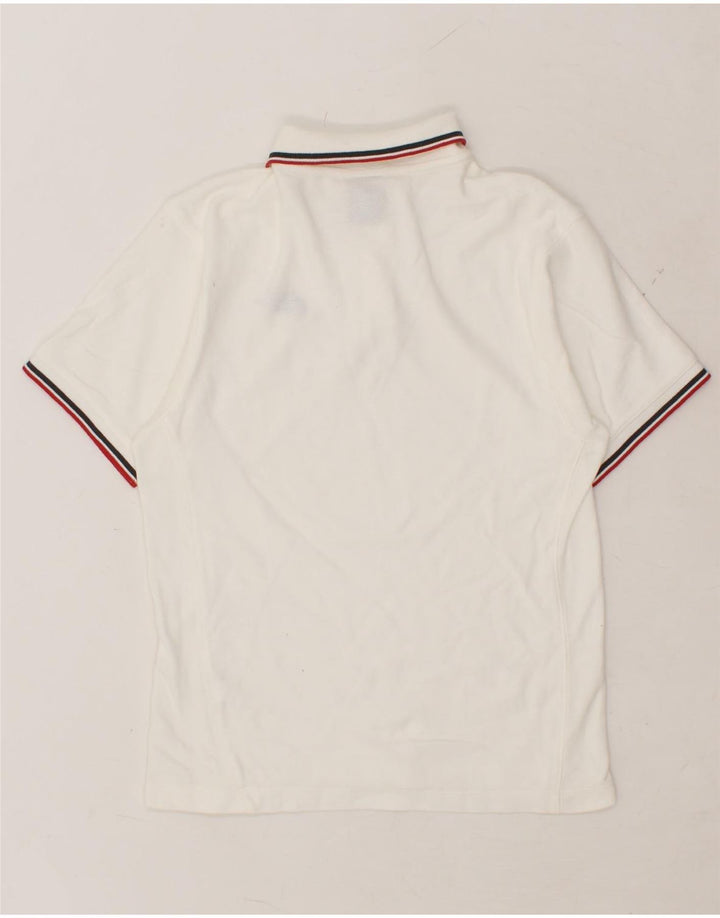 NIKE Girls Polo Shirt 12-13 Years Large White Vintage Nike and Second-Hand Nike from Messina Hembry 