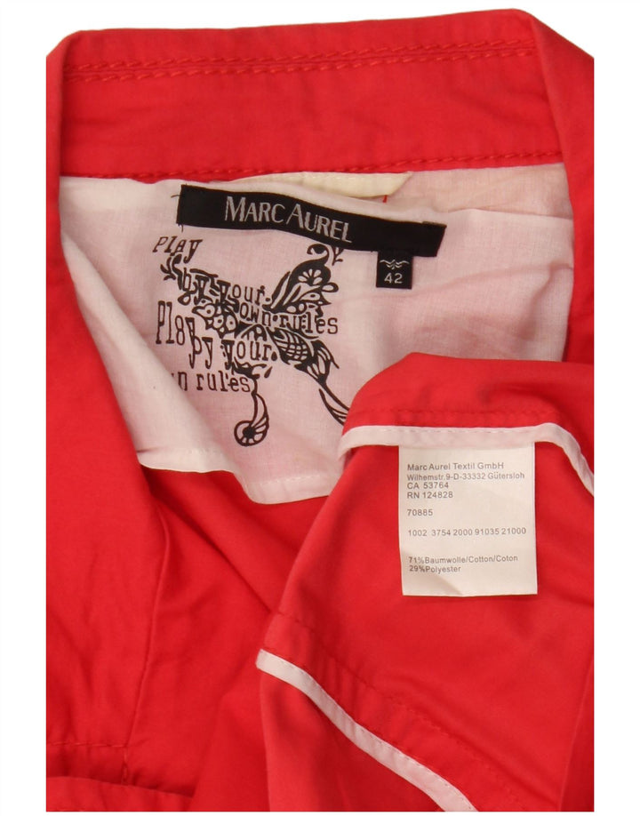 Marc Aurel Dame Crop 1 knap kortærmet blazerjakke IT 42 Medium Rød