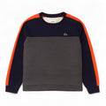 Lacoste Herre Sweatshirt Jumper Størrelse 8 3XL Grå Colourblock Bomuld