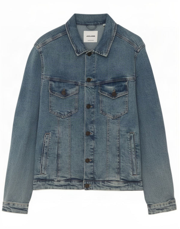 Jack & Jones Herre denimjakke UK 42 XL Blå Bomuld