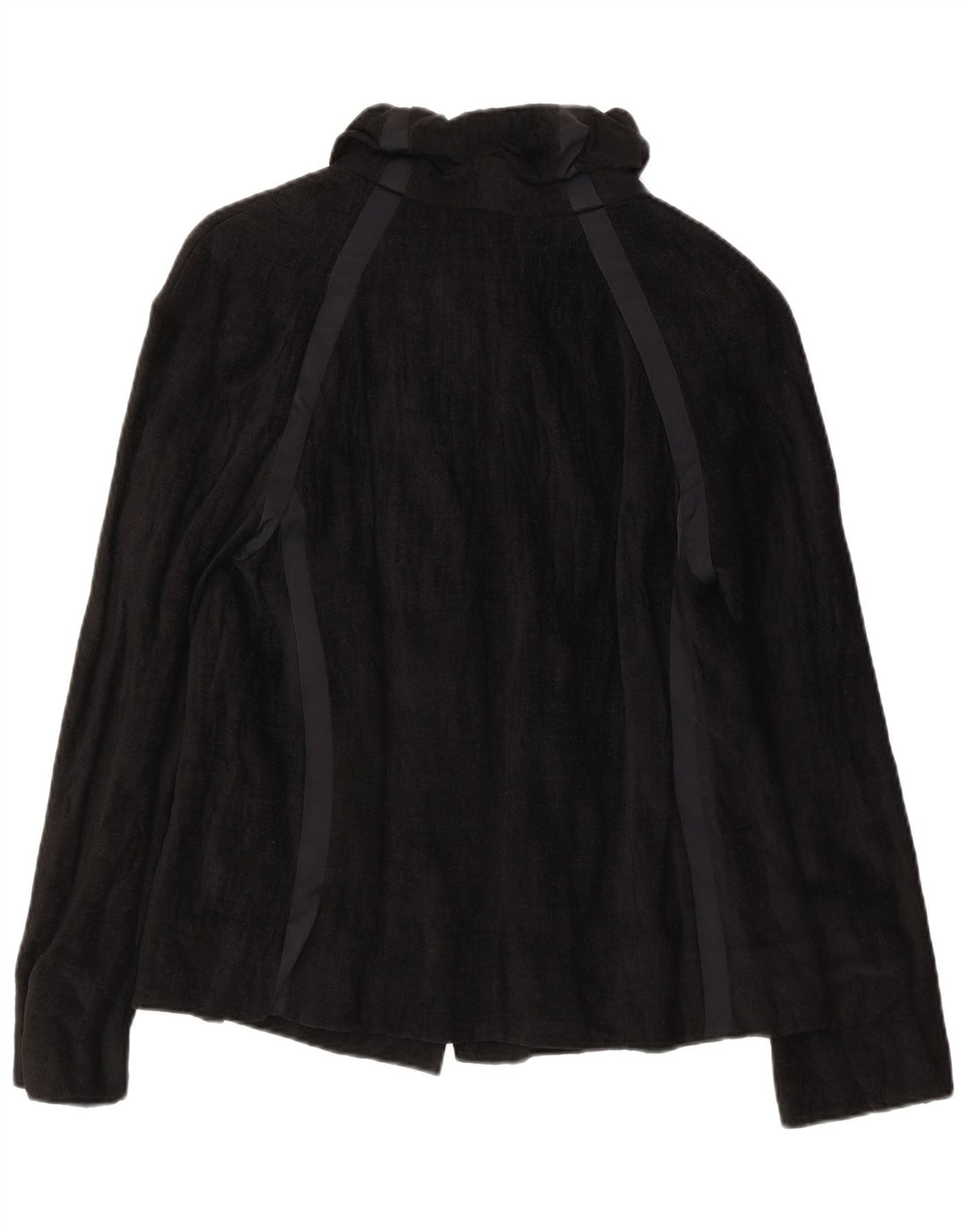 Evelin Brandt Dame Berlin 4 Button Blazer Jacket EU 36 Small Black Wool
