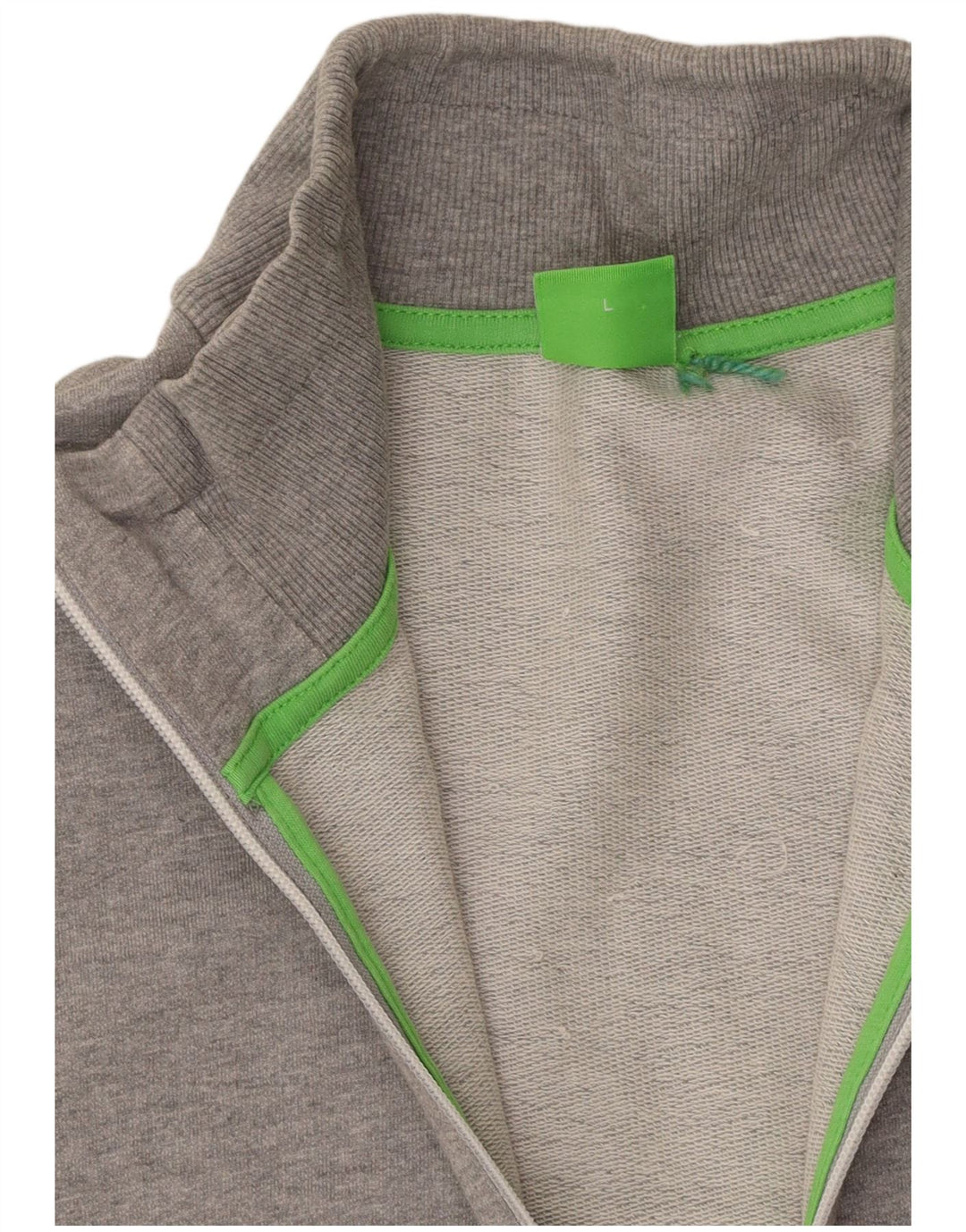 HUGO BOSS Mens Tracksuit Top Jacket Large Grey Cotton