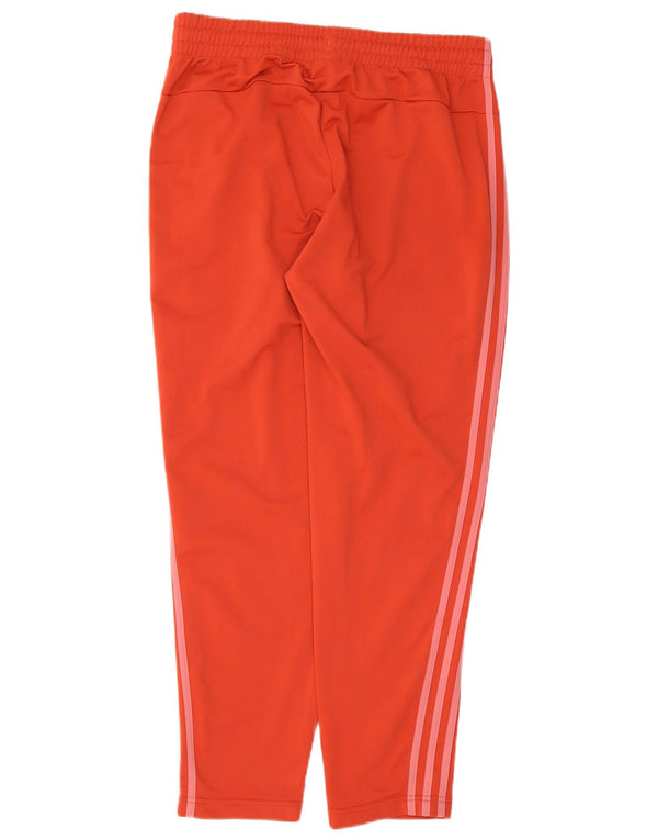 Adidas Womens Tracksuit Trousers UK 16/18 Large  Red Polyester