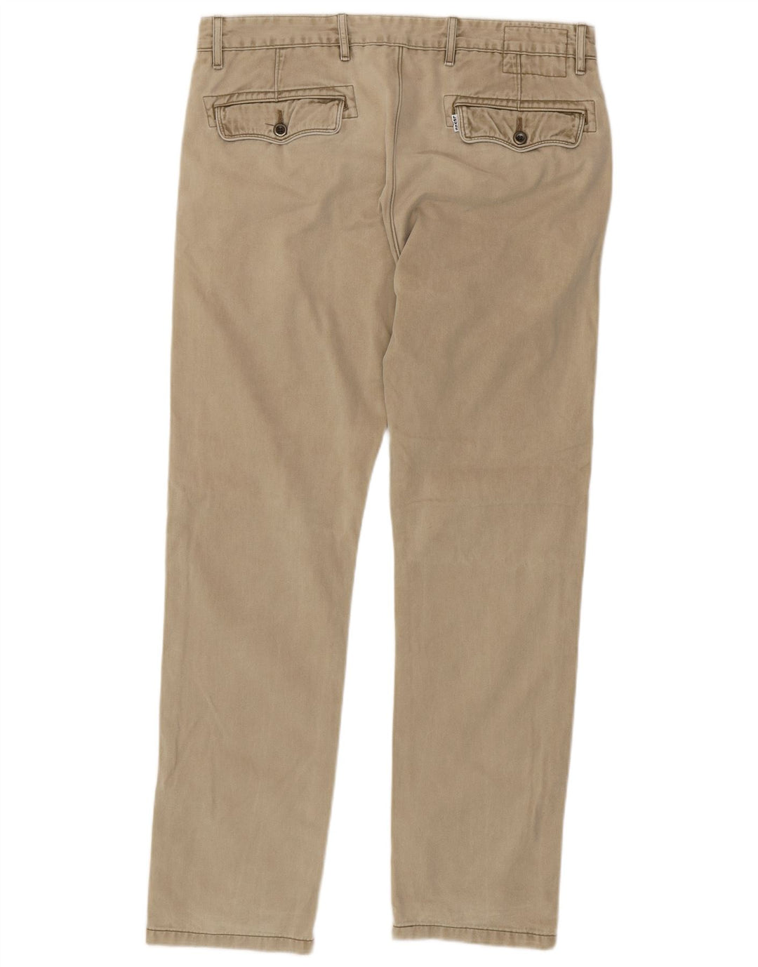 Levi's Mens Straight Chino Trousers W36 L32 Beige