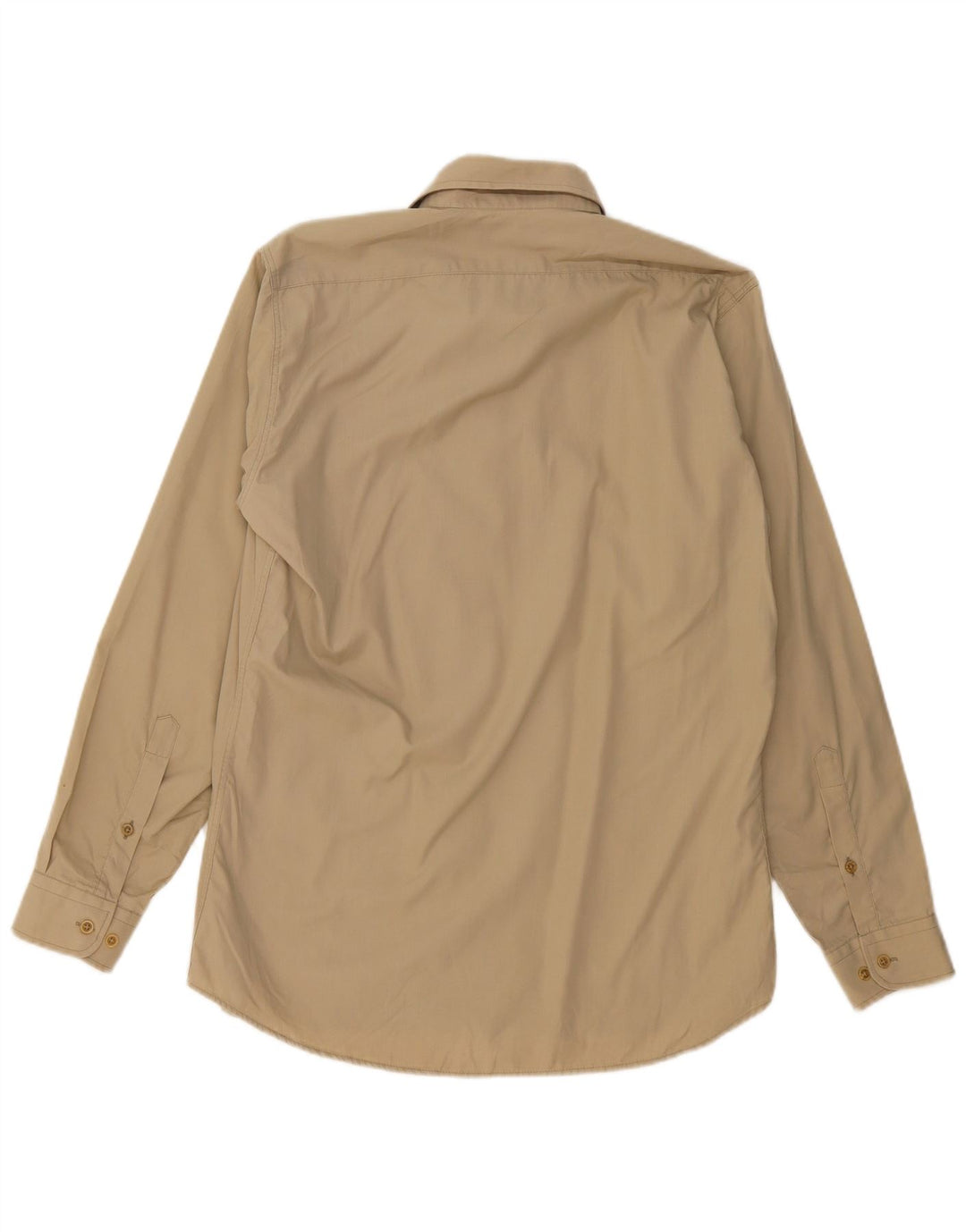 Marlboro Classics Herre Slim Fit Skjorte Stor Beige Bomuld