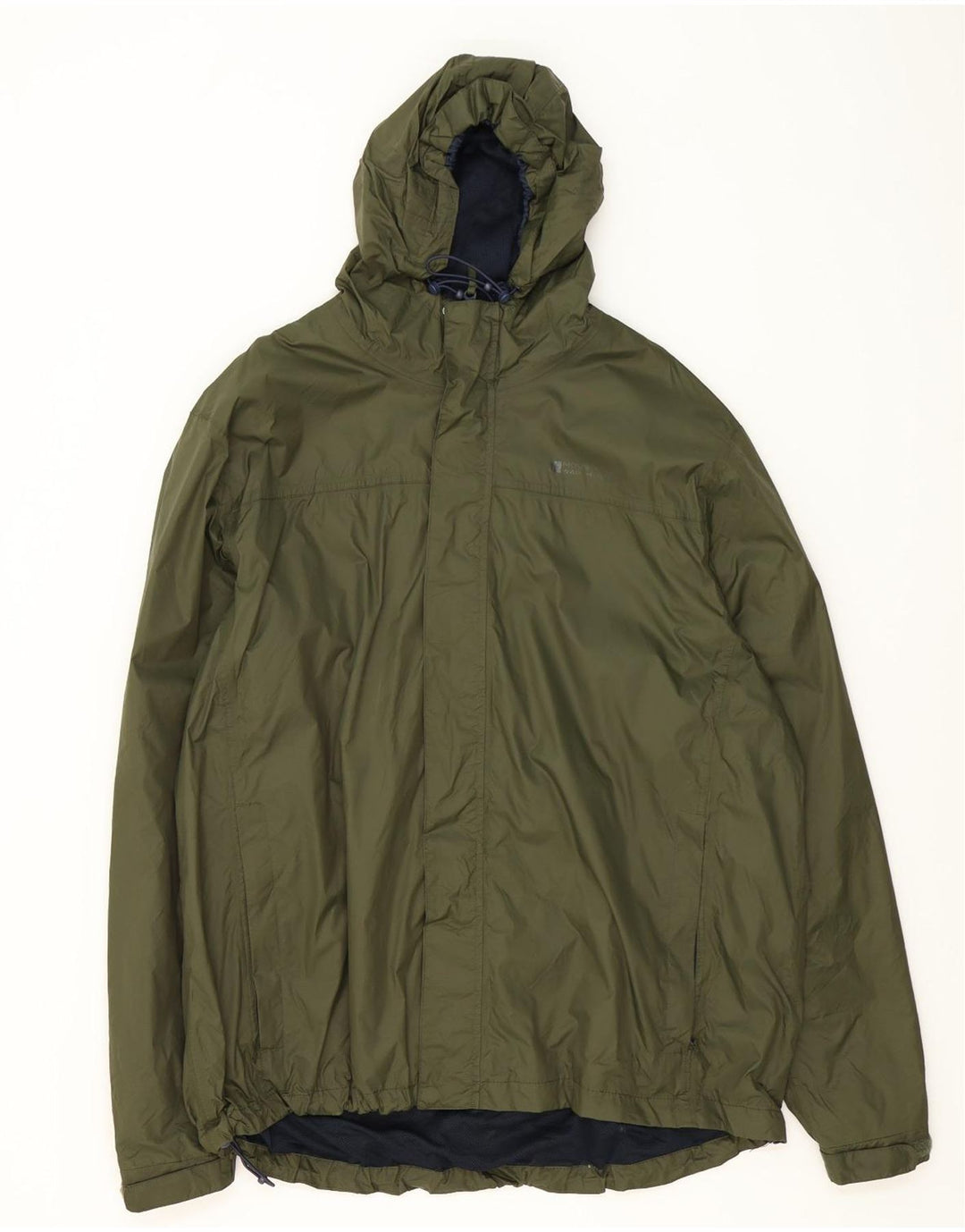 Mountain Warehouse Herre Hætte Regnjakke UK 44 2XL Khaki Polyester