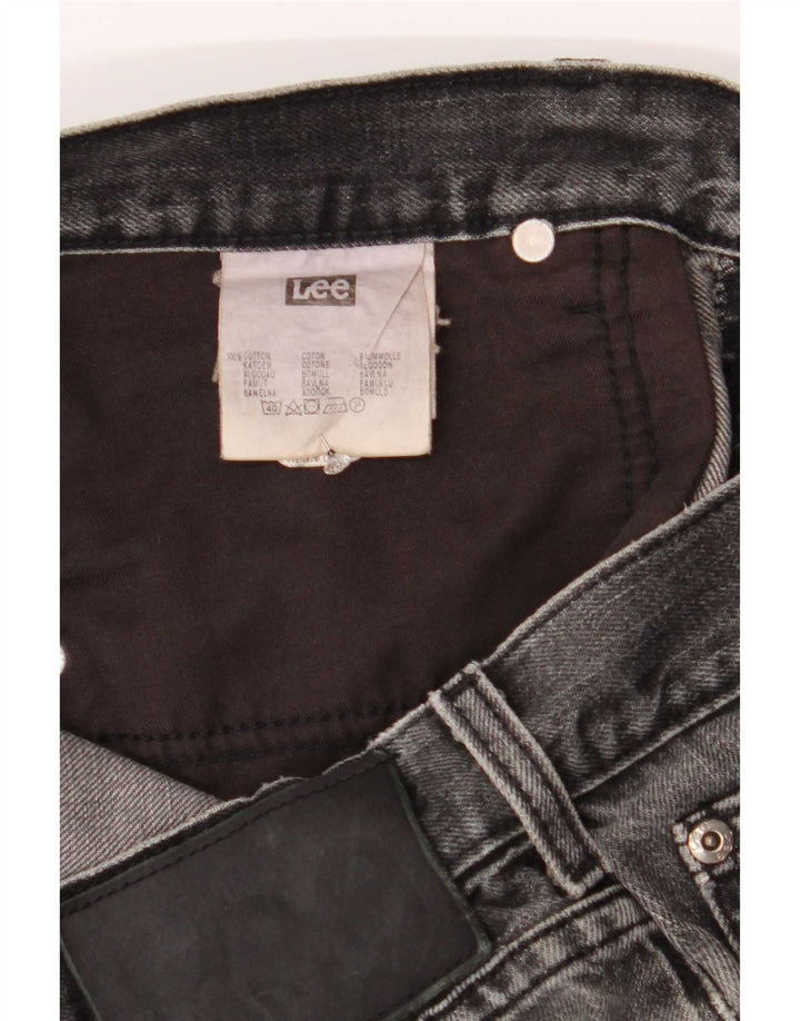 Lee Herre Blake Straight Jeans W34 L32 Grå Bomuld