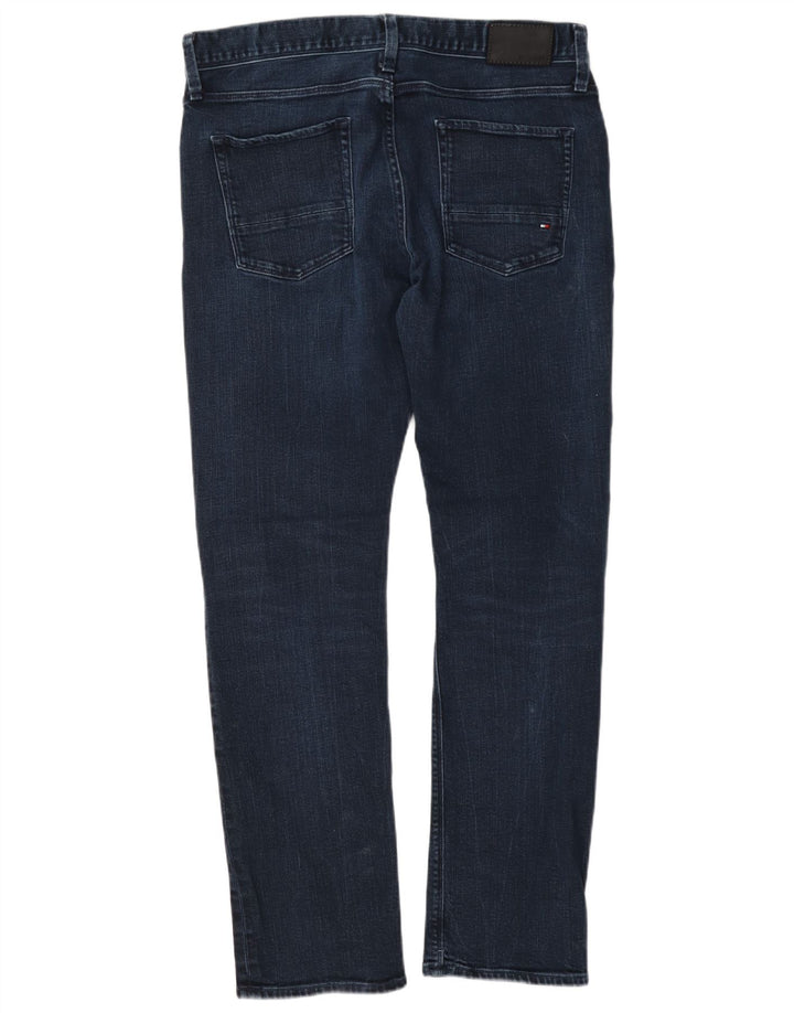 Tommy Hilfiger Herre Denton Straight Jeans W34 L32 Navy Blue