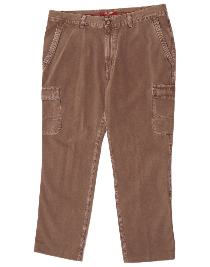 Carrera Herre Regular Fit Cargo Bukser W40 L30 Brun Bomuld