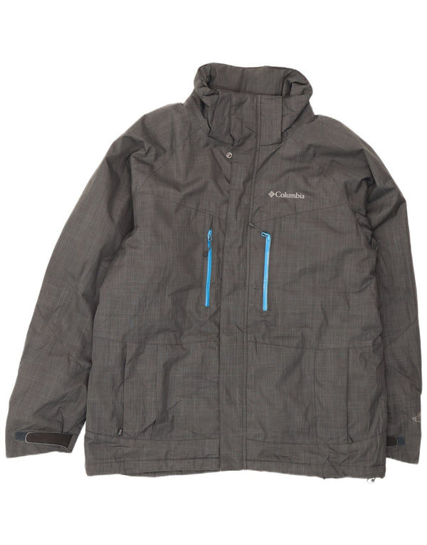 Columbia Herre Windbreaker Jacket UK 40 Large Grå Polyester