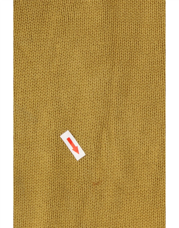 Zara Dame Rullehals Sweater UK 14 Stor Gul