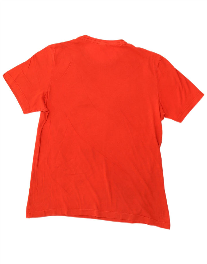 REEBOK Herre grafisk T-shirt Top Medium Orange