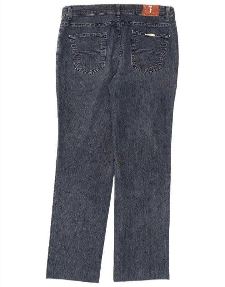 Trussardi lige jeans til kvinder W30 L28 marineblå bomuld