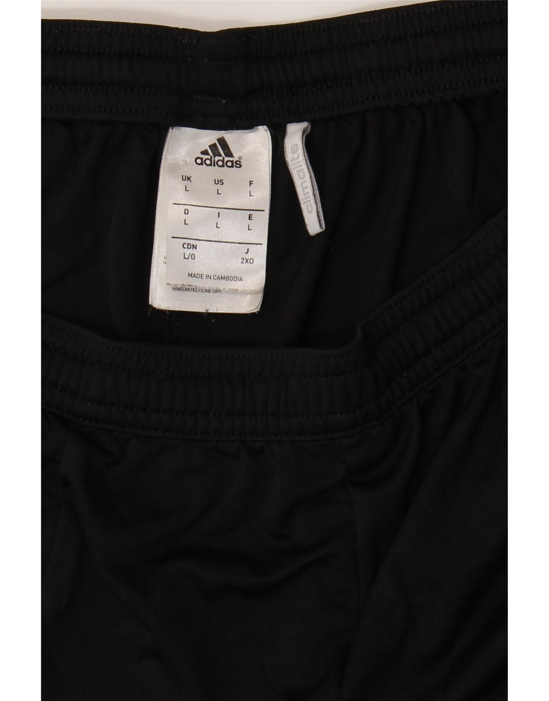 Adidas Herre Climalite Sportshorts Large Black Colourblock Polyester