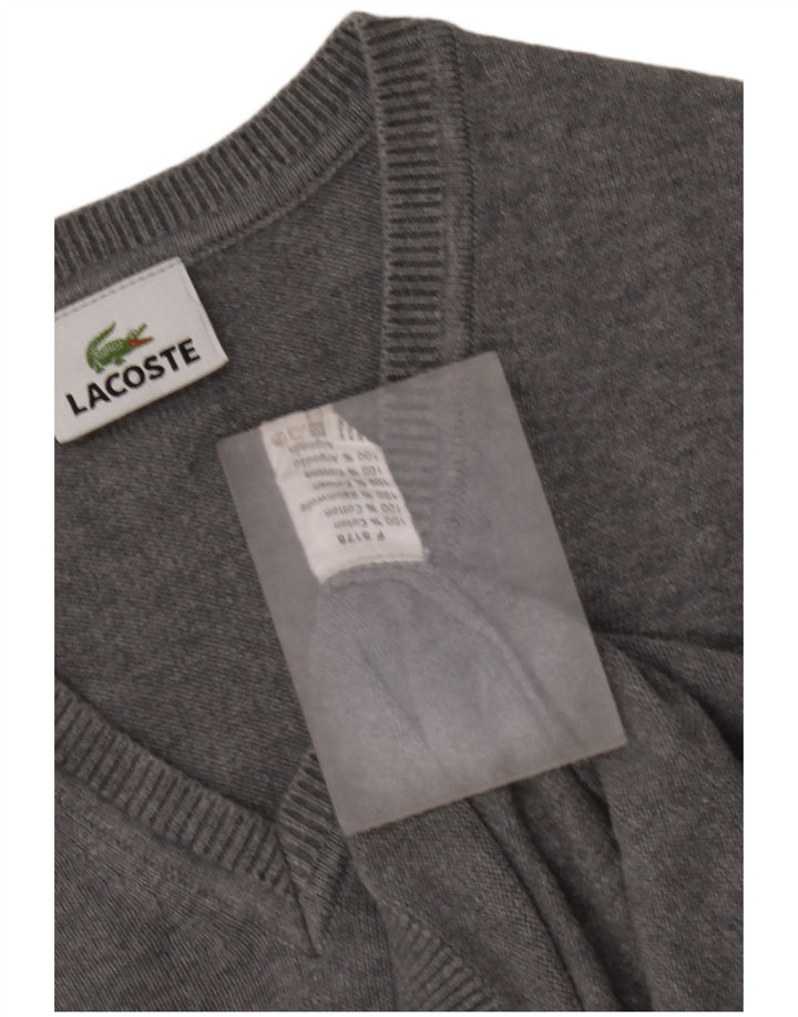 Lacoste Herrevest Tank Top Str. 3 Lille Grå Bomuld