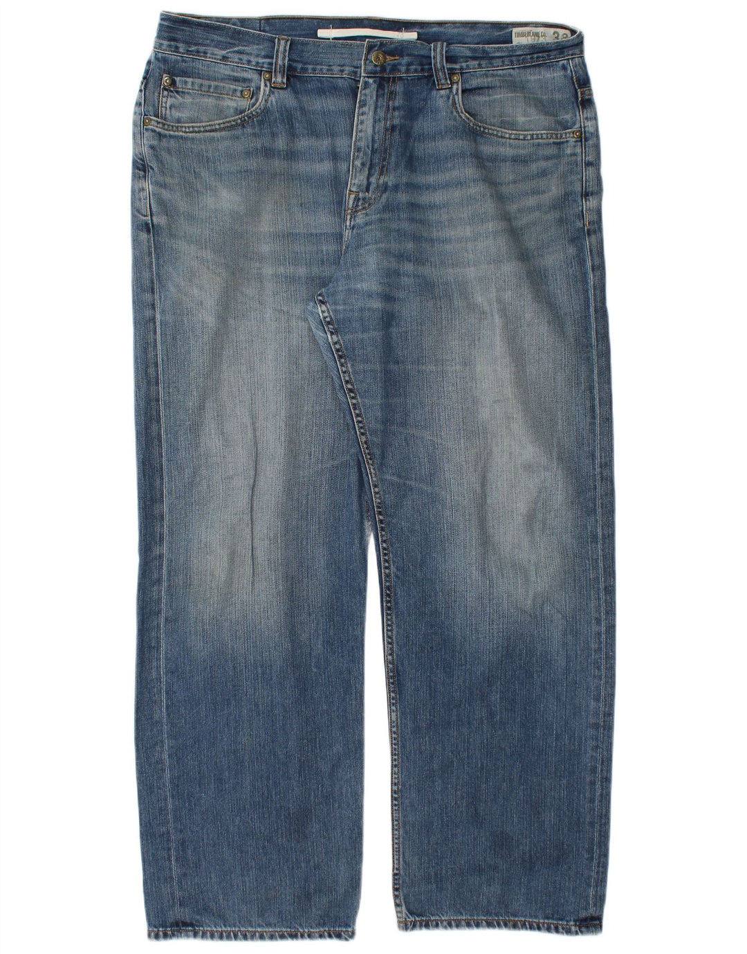 TIMBERLAND Straight jeans til mænd W38 L31 blå bomuld