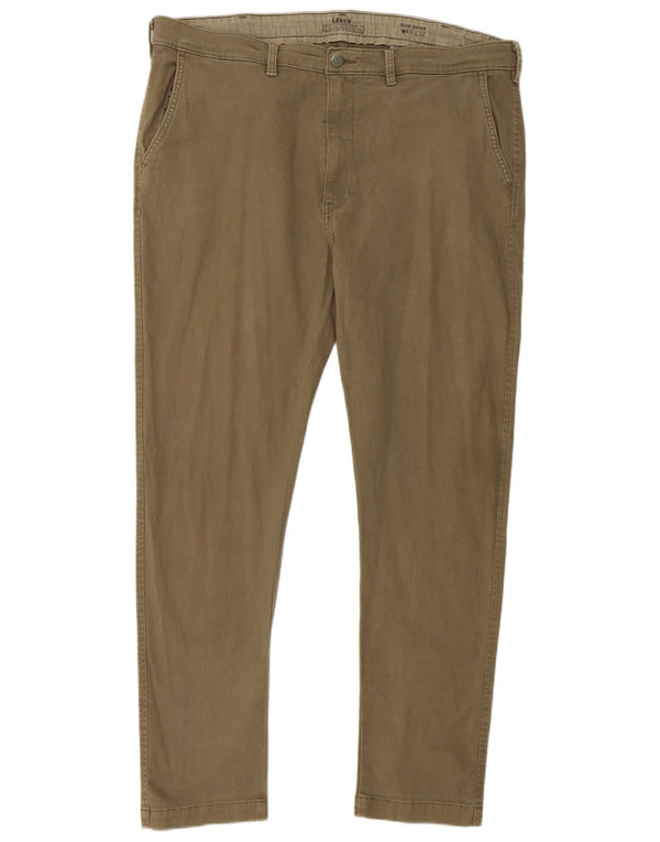 Levi's Herre Slim Tapered Chino Bukser W40 L32 Khaki Bomuld