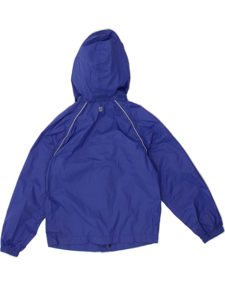 MOUNTAIN WAREHOUSE Boys Hooded Rain Jacket 7-8 Years Blue Nylon Vintage Mountain Warehouse and Second-Hand Mountain Warehouse from Messina Hembry 