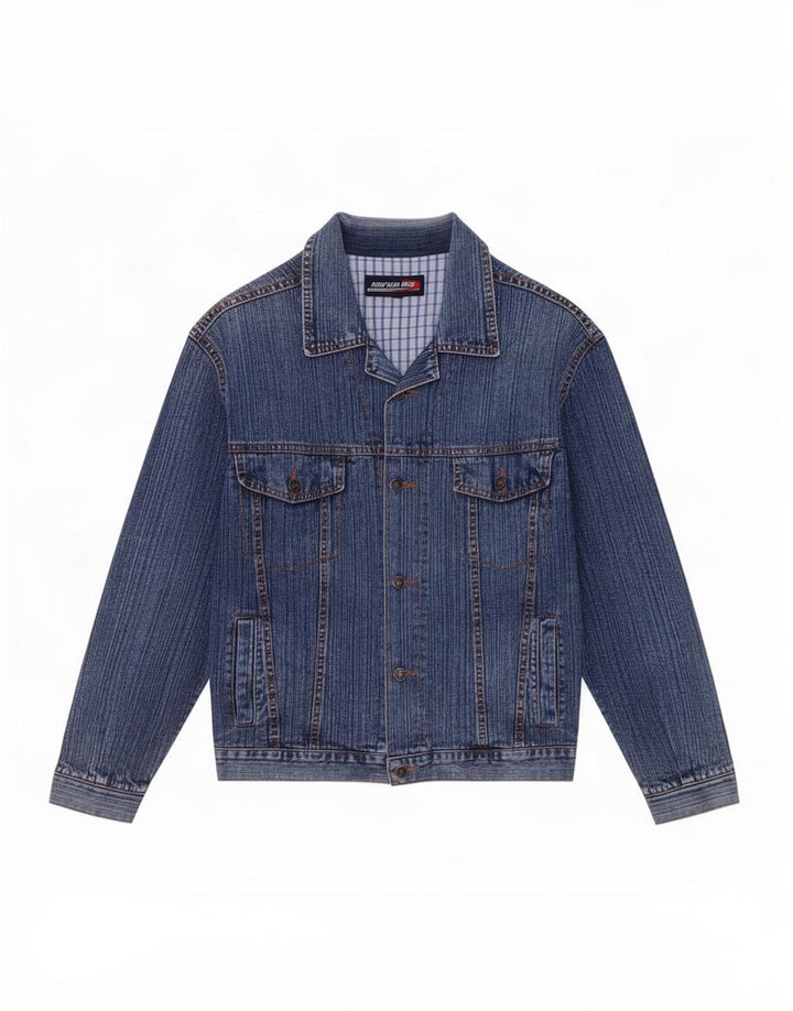 Vintage denimjakke til mænd UK 38 Medium Blue