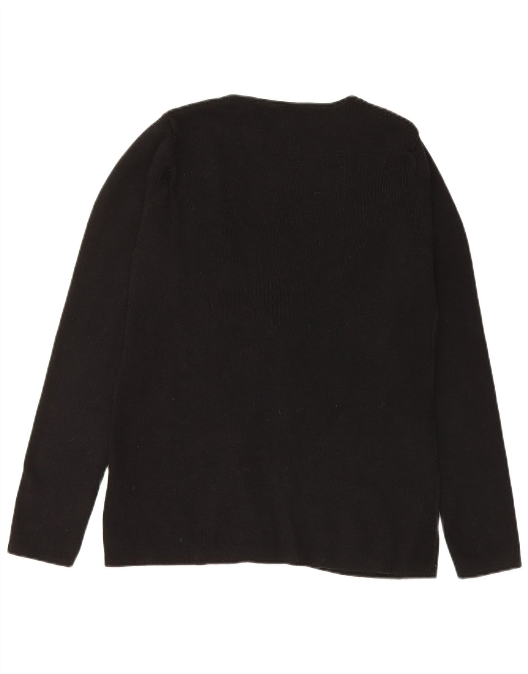 Hobbs Womens Front Tie Cardigan Sweater UK 10 Small Black Bomuld