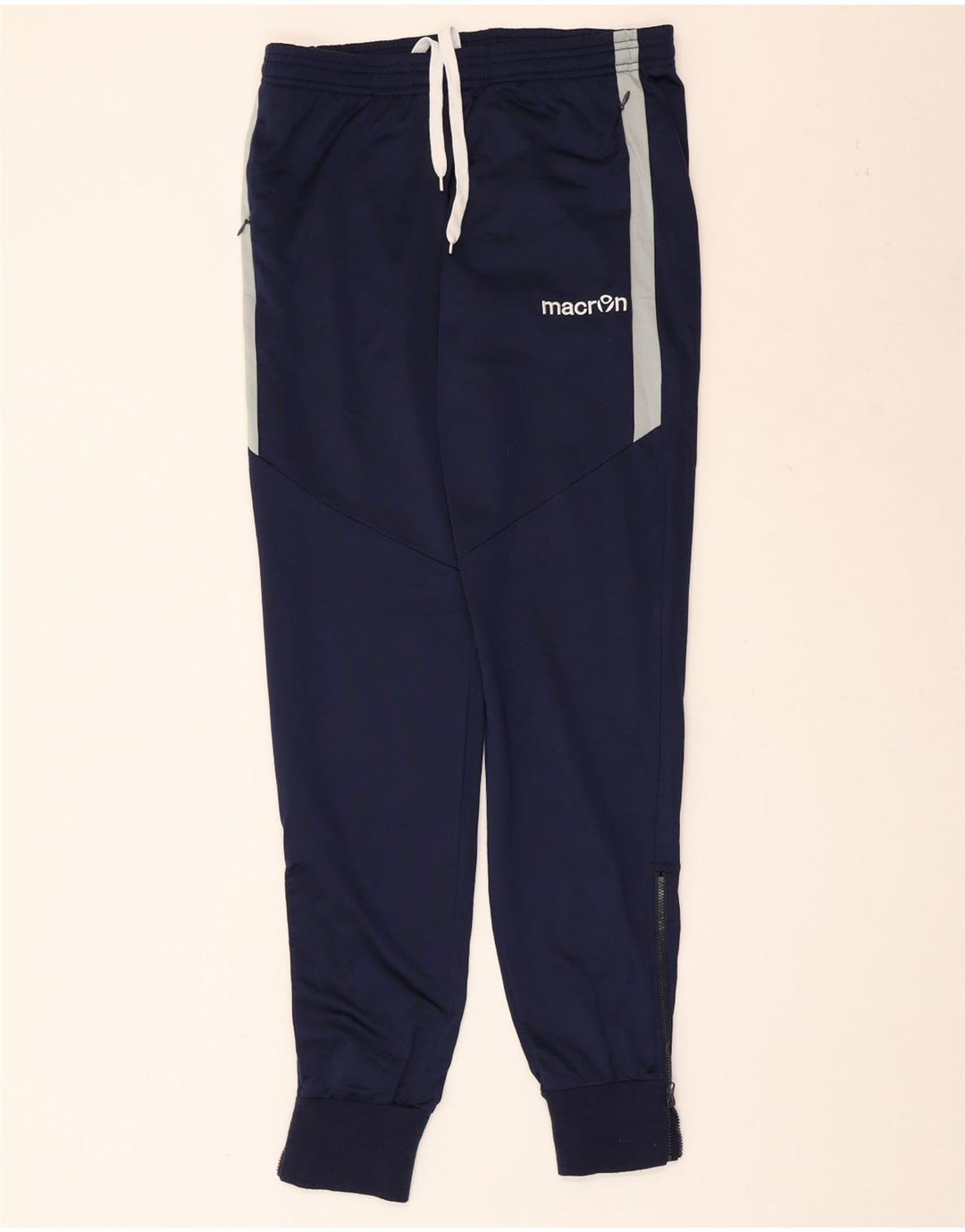 Macron Herre træningsdragt Bukser Joggers Large Navy Blue Polyester