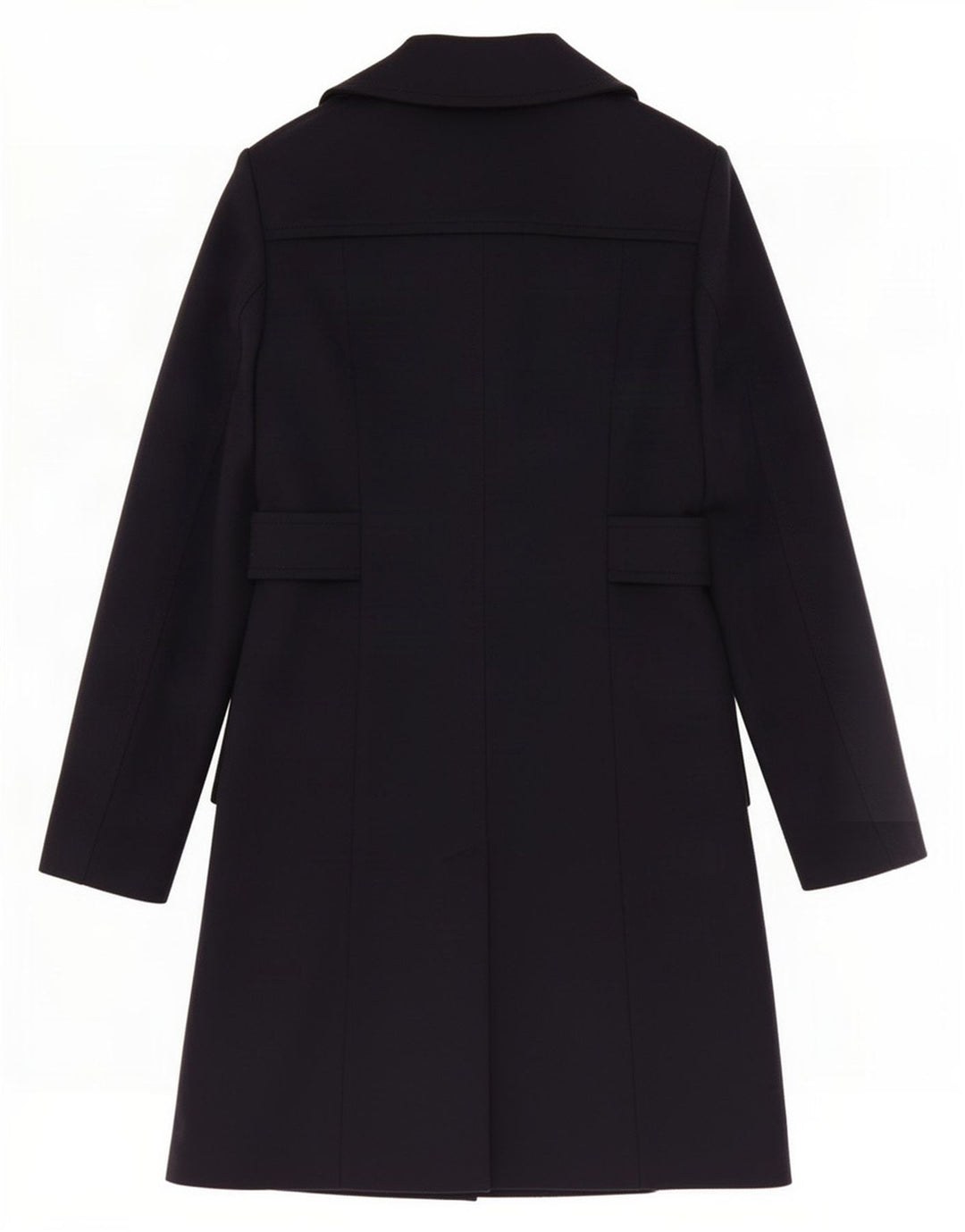 Hugo Boss Dame Overfrakke US 4 Small Navy Blue Uld