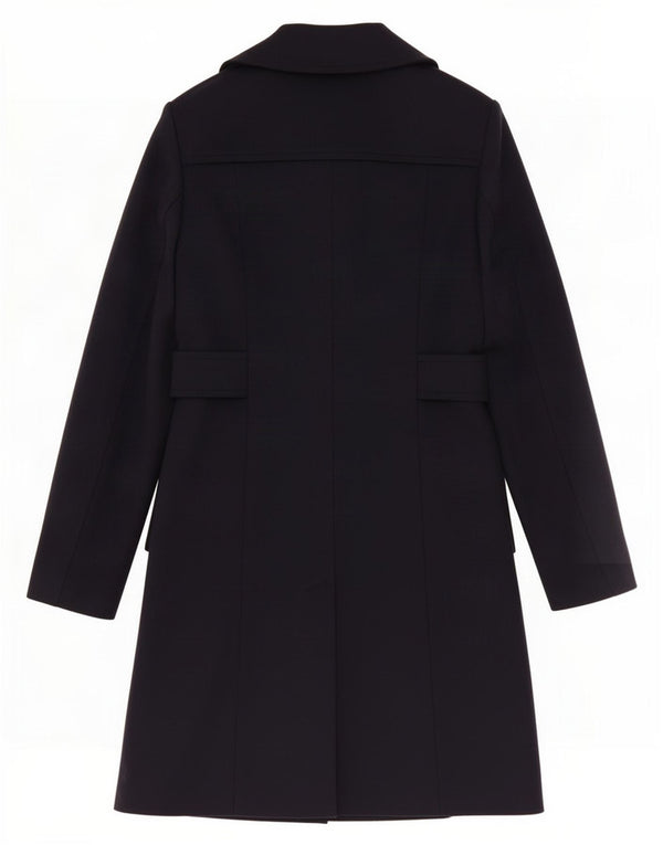 Hugo Boss Dame Overfrakke US 4 Small Navy Blue Uld