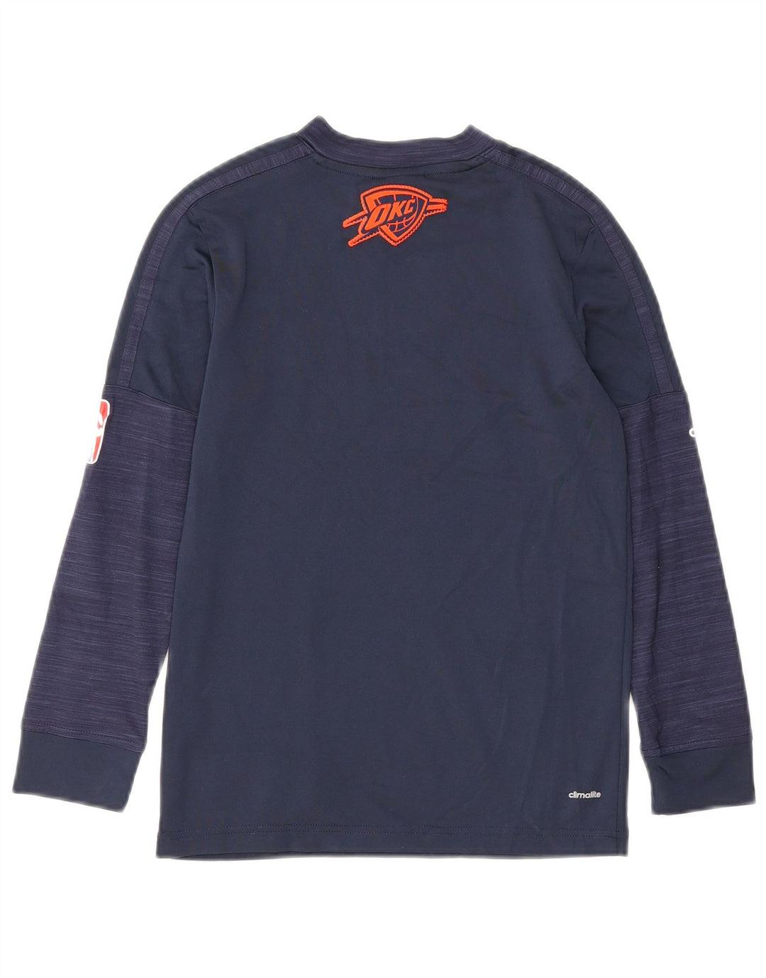 Adidas drenge grafisk top langærmet 7-8 år lille marineblå