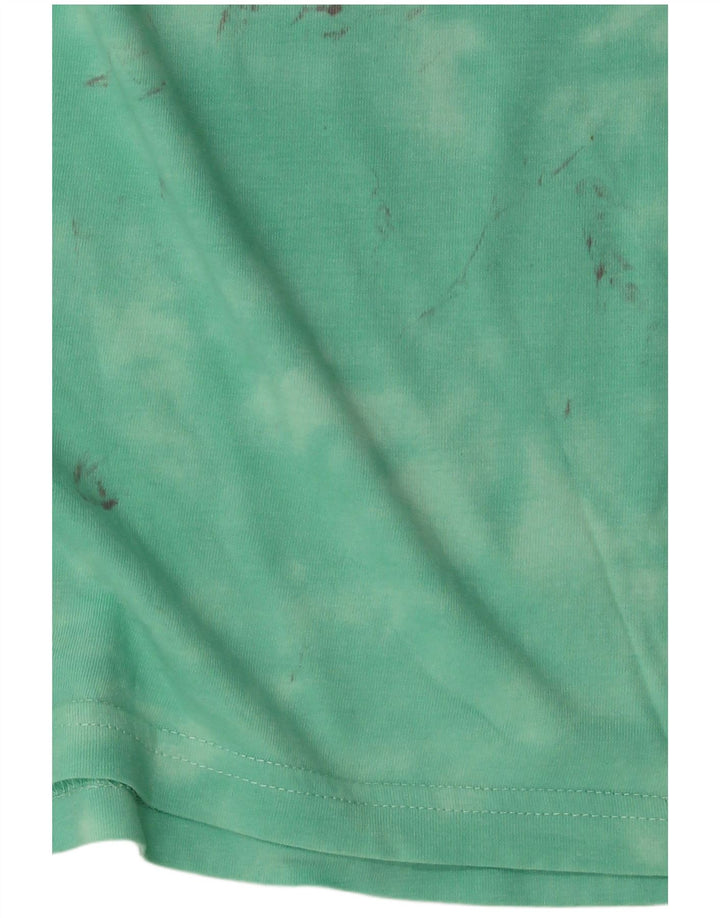 CHAMPION Herre T-Shirt Top Medium Green Tie Dye