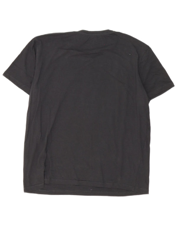 Jack & Jones Herre grafisk T-shirt top XL sort bomuld