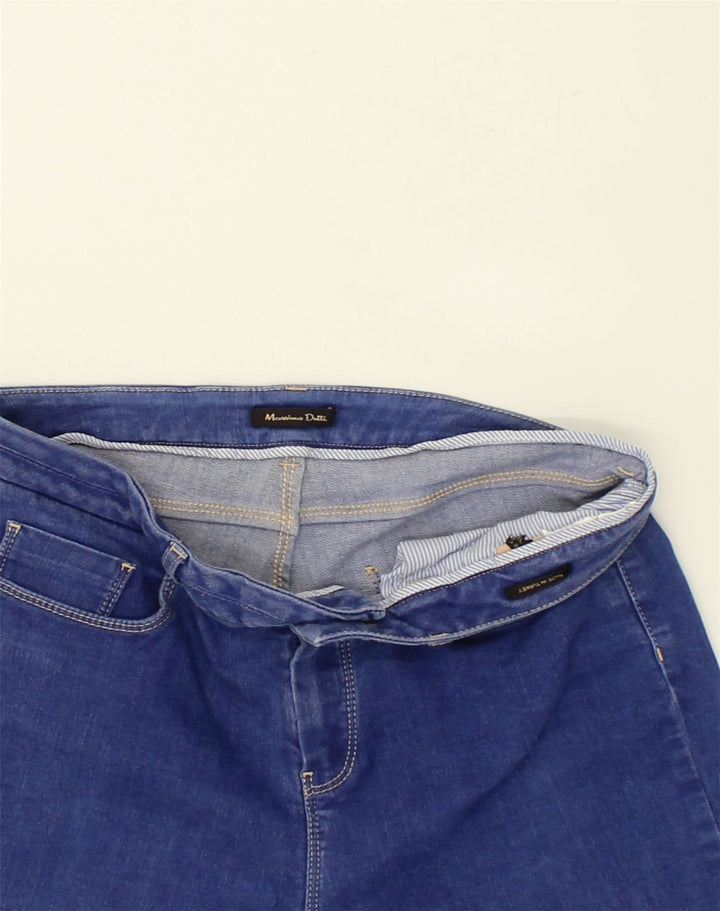 MASSIMO DUTTI Womens Slim Jeans EU 42 Large W28 L26 Blue Cotton | Vintage Massimo Dutti | Thrift | Second-Hand Massimo Dutti | Used Clothing | Messina Hembry 