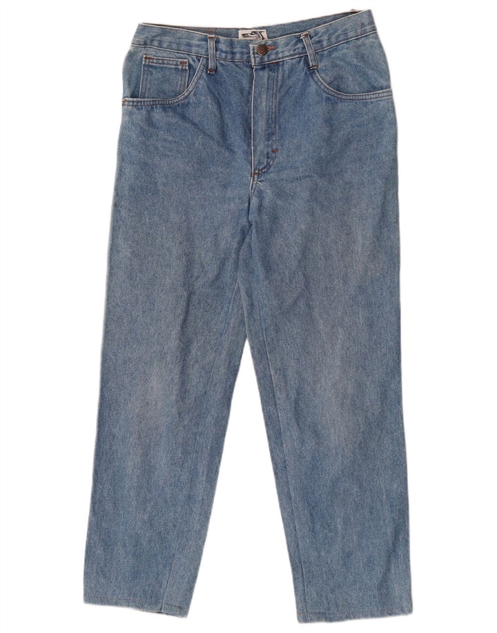 Uniform Dame tilspidsede Jeans IT 46 Large W30 L26 Blå