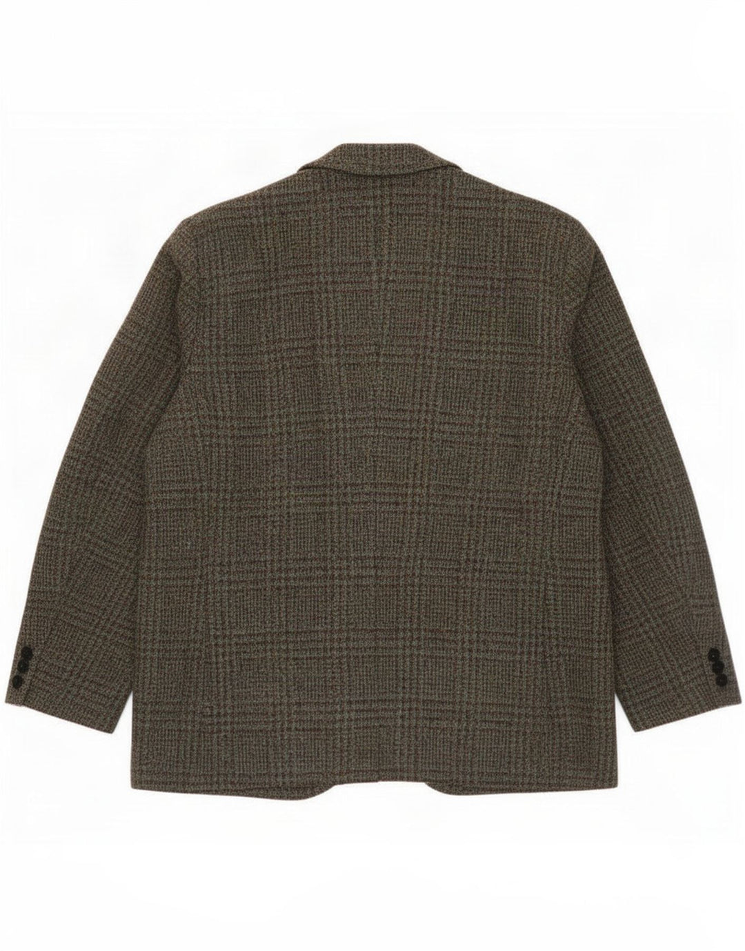 Harris Tweed Herre 3-knaps blazerjakke UK 38 Medium Khaki Houndstooth