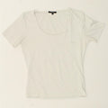GUESS Womens T-Shirt Top US 4 Small White Vintage Guess and Second-Hand Guess from Messina Hembry 