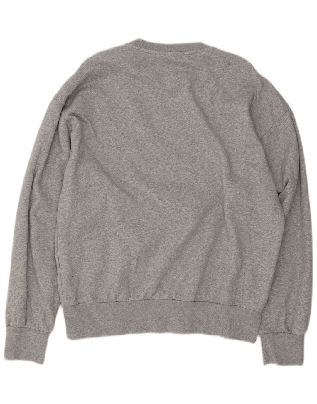 Adidas grafisk sweatshirt til mænd, stor grå flækket bomuld