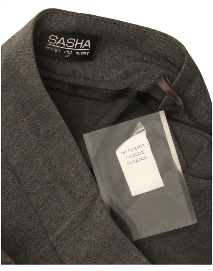 SASHA Dame Bootcut Casual Bukser US 12 Large W32 L32 Grå Polyester