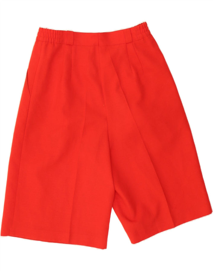 VINTAGE Womens Pegged Chino Shorts W28 Medium  Red Polyester Vintage Vintage and Second-Hand Vintage from Messina Hembry 