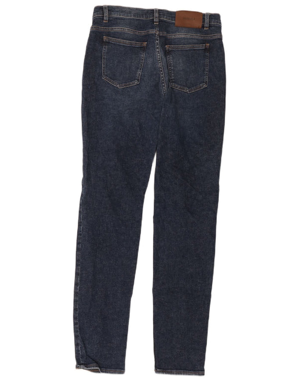 Trussardi Dame Slim Jeans IT 44 Medium W30 L32 Marineblå Bomuld