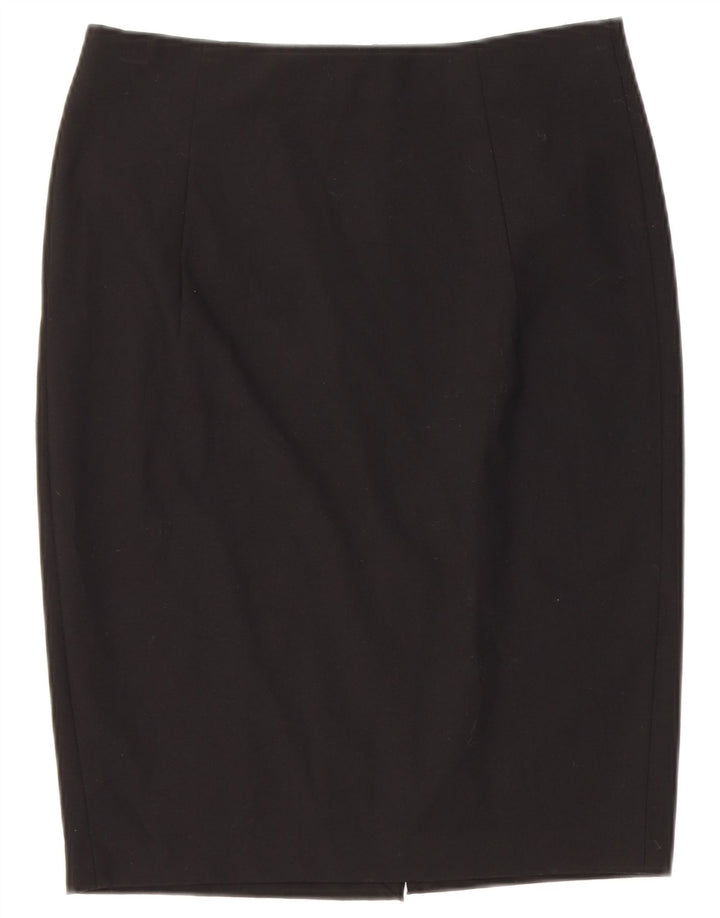 Zara Pencil Skirt til kvinder EU 38 Small W28 Black Polyester