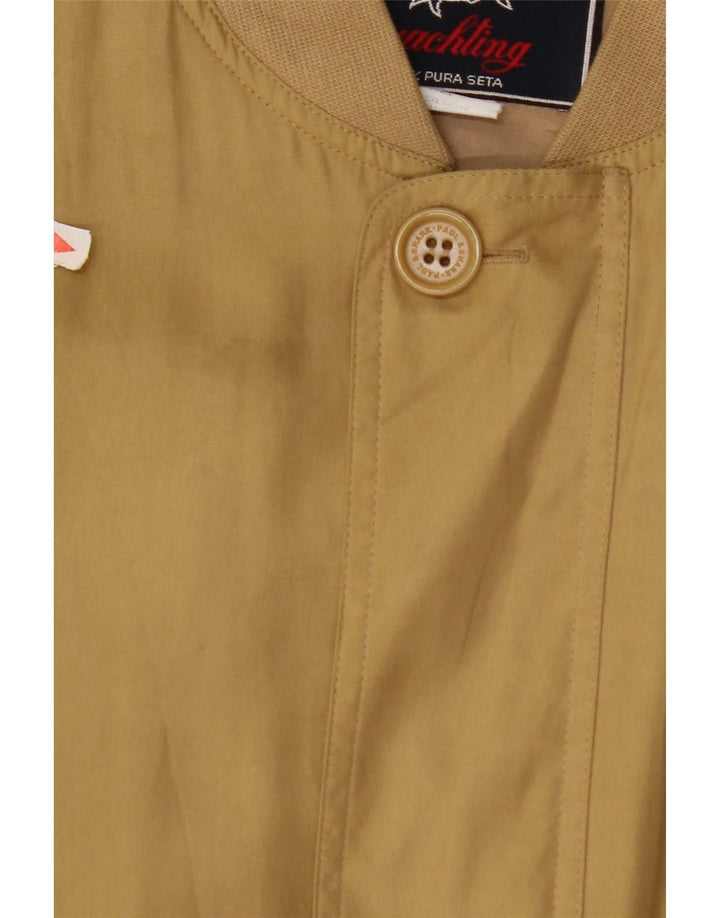 Paul & Shark Bomberjakke til mænd UK 42 XL Gul Silke