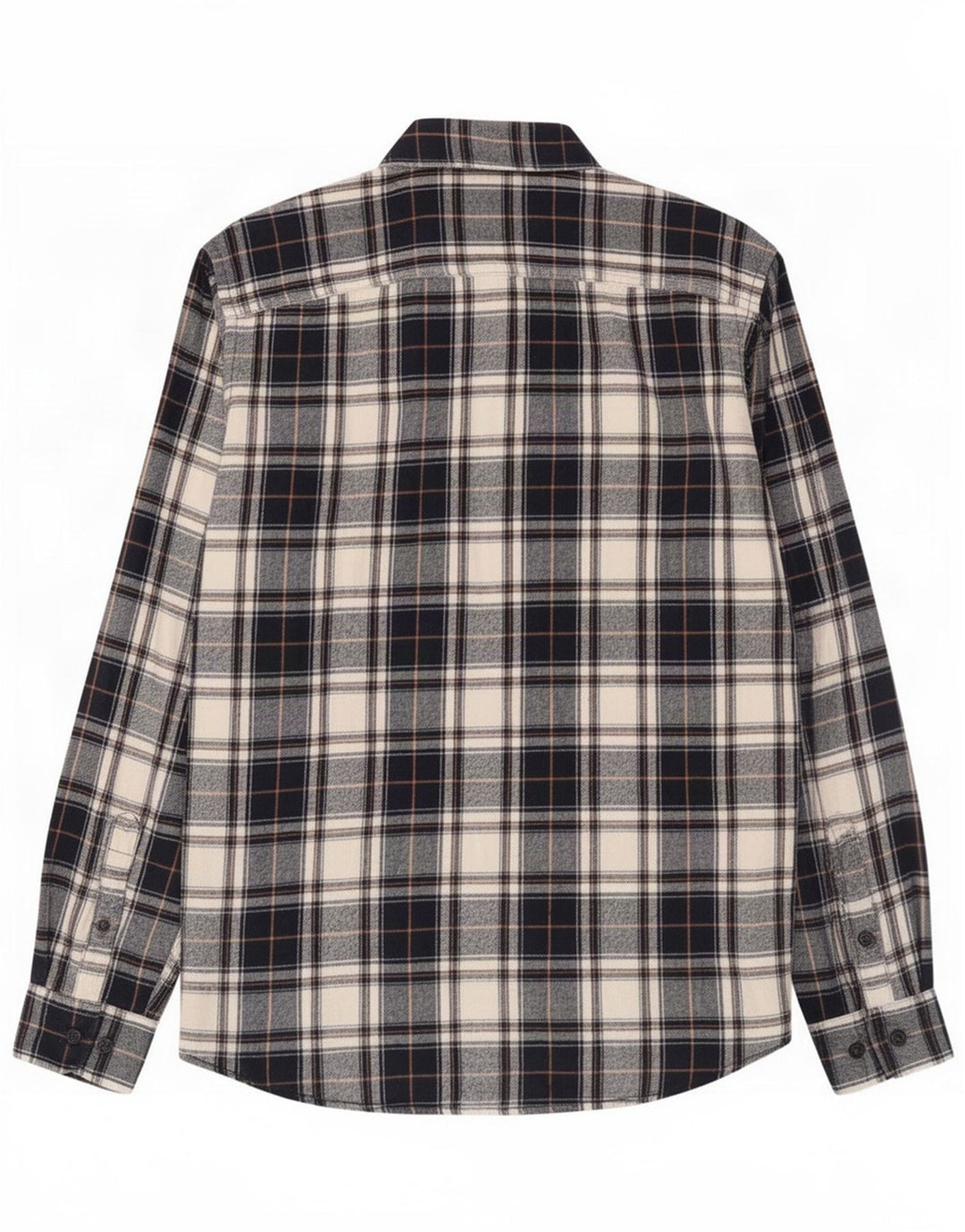 Jack & Jones herre flannelskjorte medium marineblå ternet bomuld