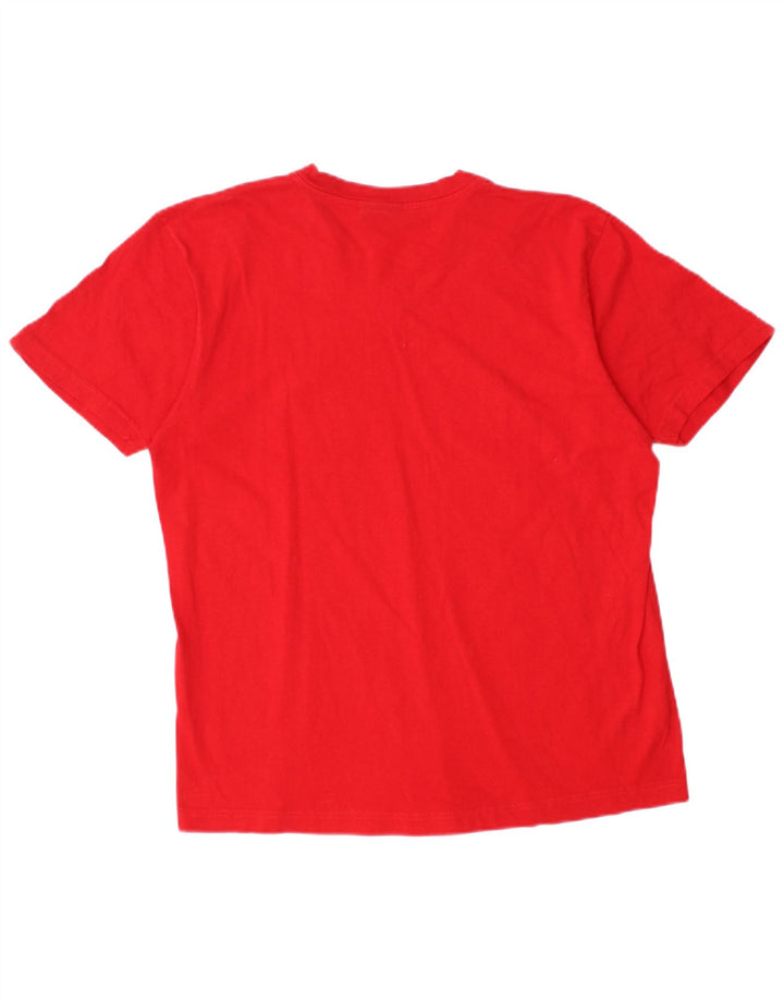 Champion Herre T-Shirt Top Medium Rød