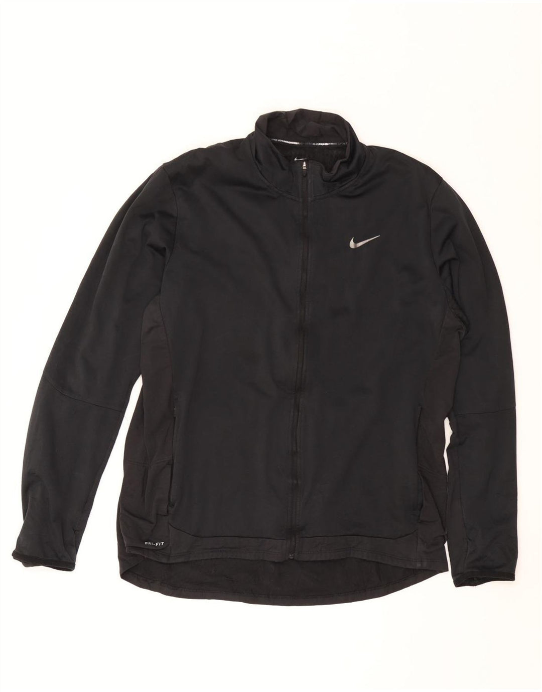 Nike herre Dri Fit træningsdragt topjakke XL marineblå polyester