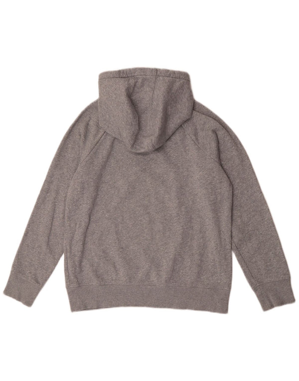 Under Armour Dame Grafisk Oversized Hoodie Jumper UK 10 Small Grey Bomuld