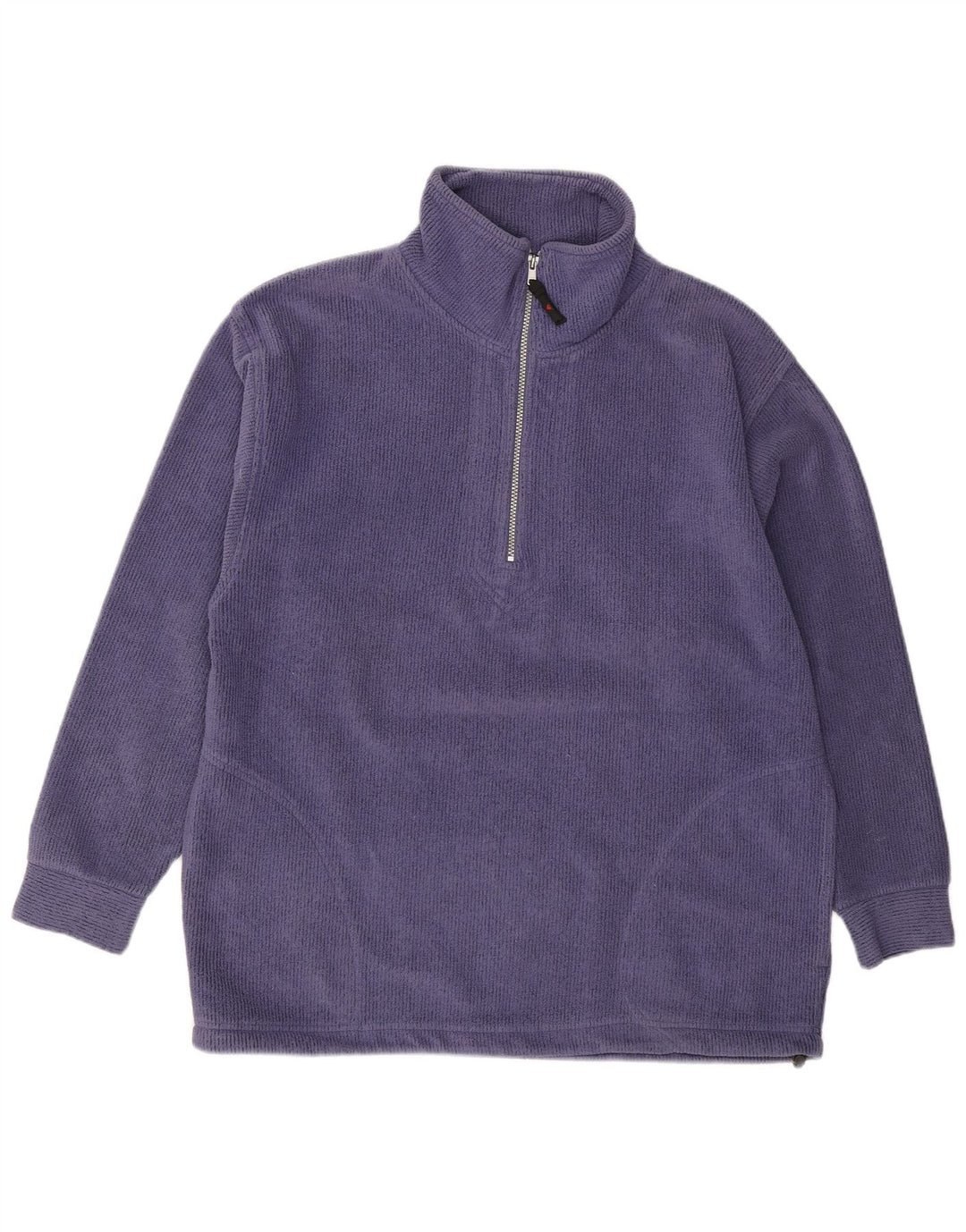 WYNNSTER Mens Aspen Zip Neck Sweatshirt Jumper Medium Navy Blue Polyester