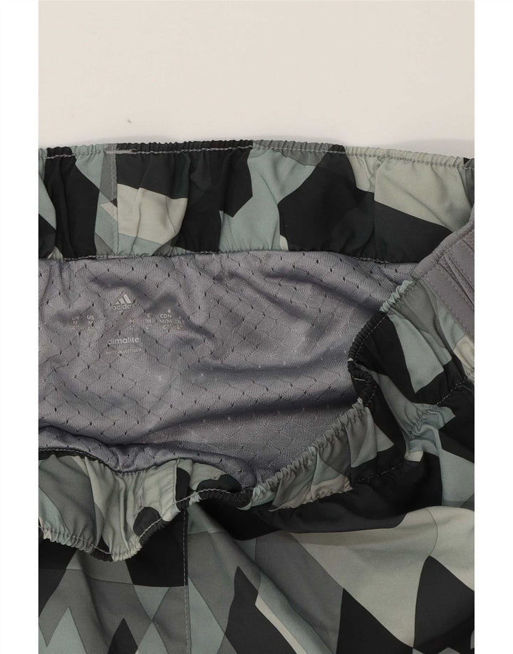 Adidas Dame Sports Shorts UK 14 Medium Grå Geometrisk