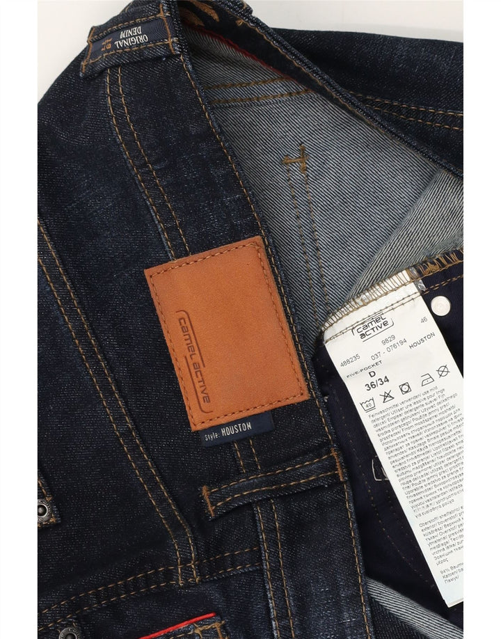 CAMEL ACTIVE Herre Houston Slim Jeans W36 L34 Marineblå Bomuld