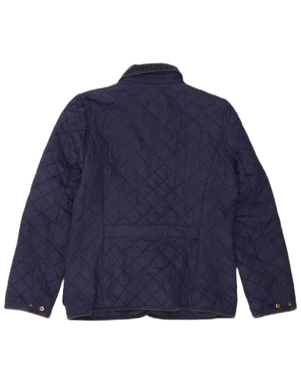 Polo Ralph Lauren piger quiltet jakke 15-16 år XL marineblå polyester