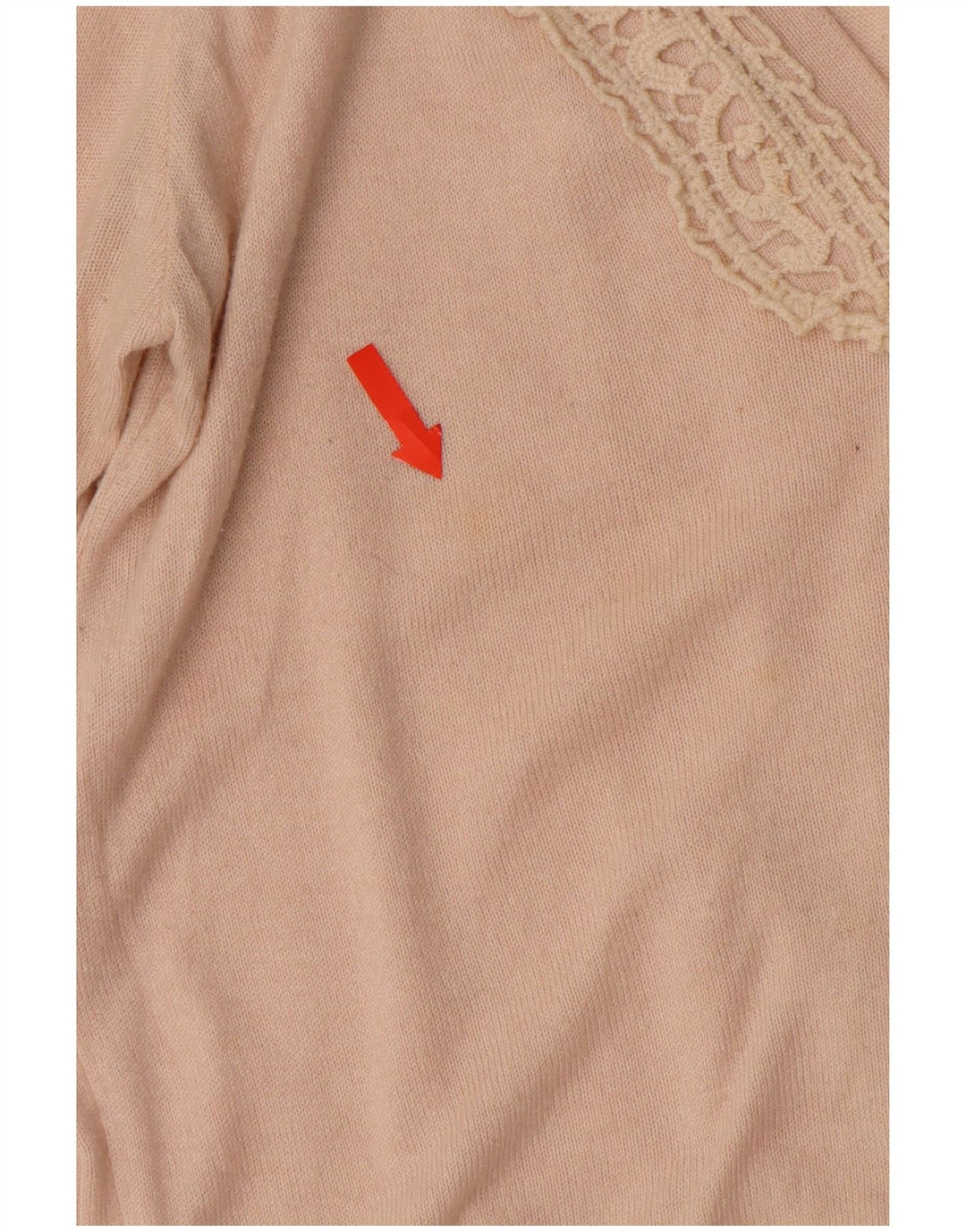 ZARA Cardigan sweater til kvinder UK 12 Medium Beige Bomuld